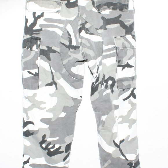Mens Gray Camo Pants-Excellent Condition but with some "Character." - Picture 1 of 9